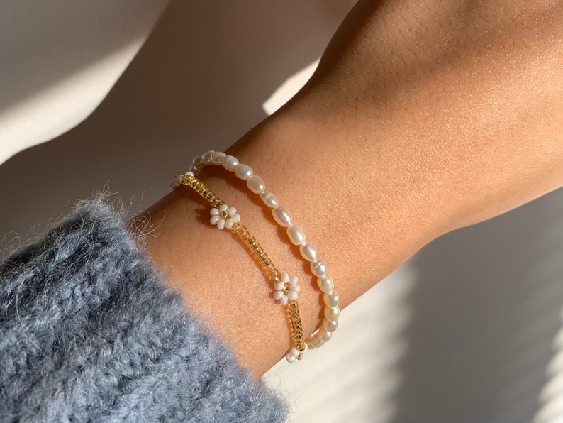 Daisy Flower Bracelet Vintage 90s Tiktok Aesthetic Cute Etsy