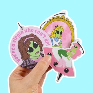 Pack of 3 Alien Car AirFreshners. Funny alien air freshners.