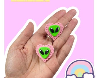 Buitenaardse liefde, mini haarclips voor buitenaardse wezens