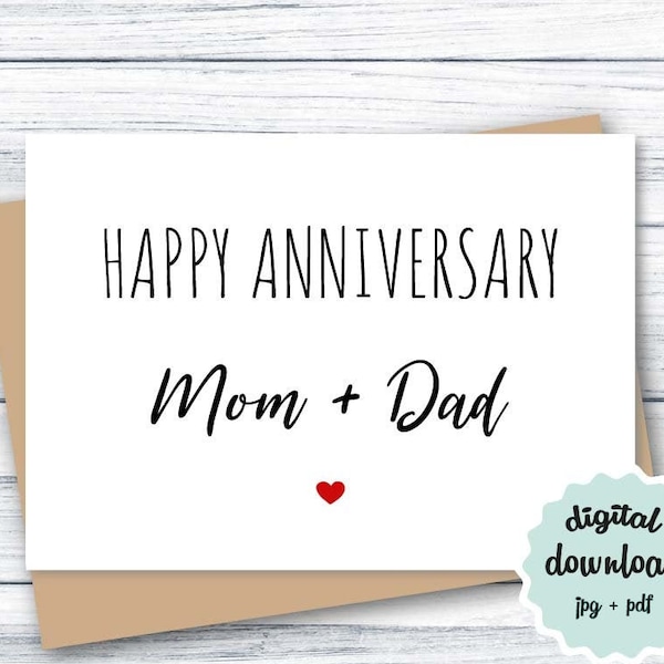 Happy Anniversary - Etsy