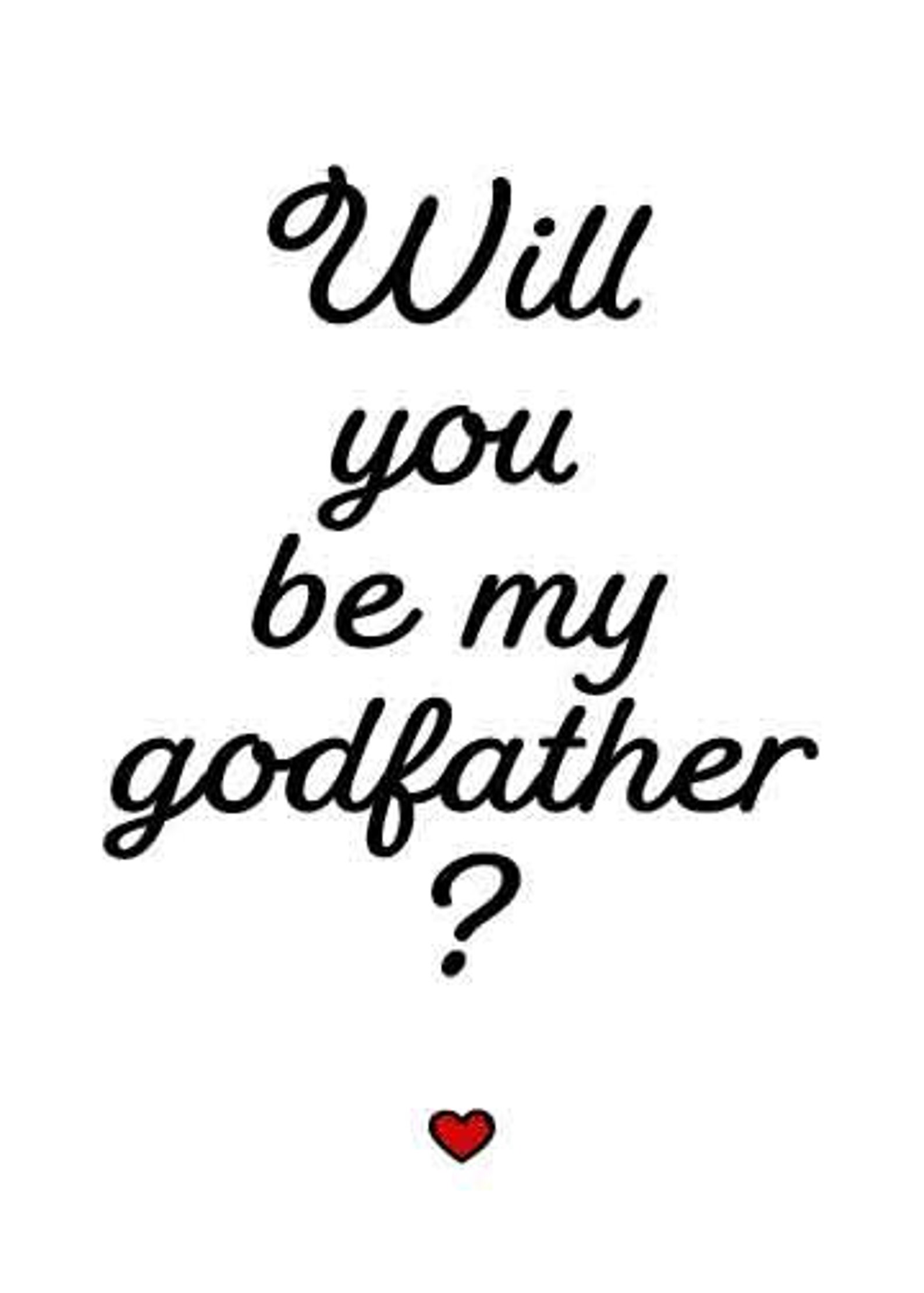 Will You Be My Godfather Card DIGITAL DOWNLOAD Godfather | Etsy