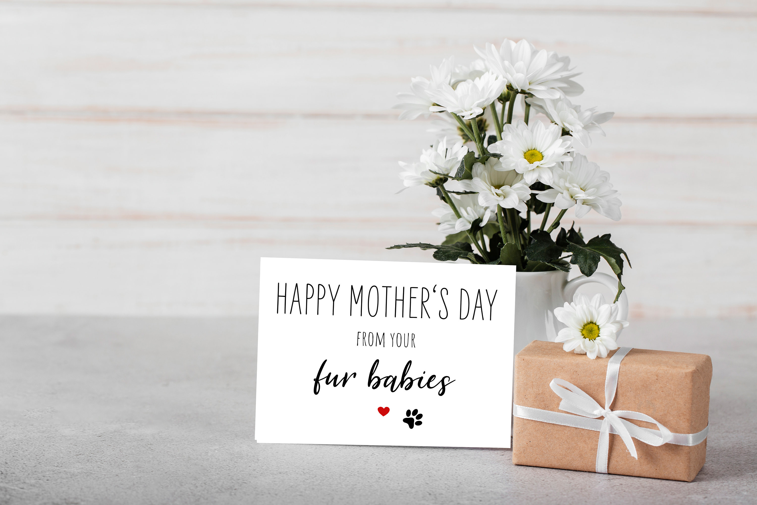 Mothers Day Card Pet Mom PRINTABLE Happy Mother's Day From - Etsy