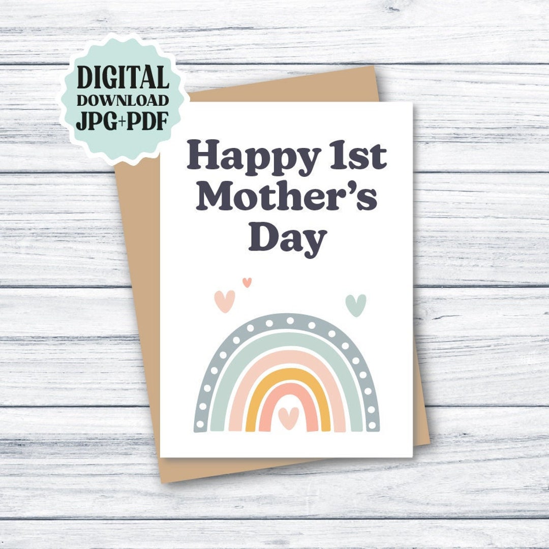 1st Mothers Day Card