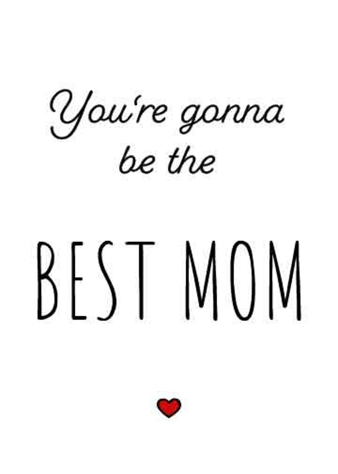 New Mom Card DIGITAL DOWNLOAD Mom To Be Card PRINTABLE Future | Etsy