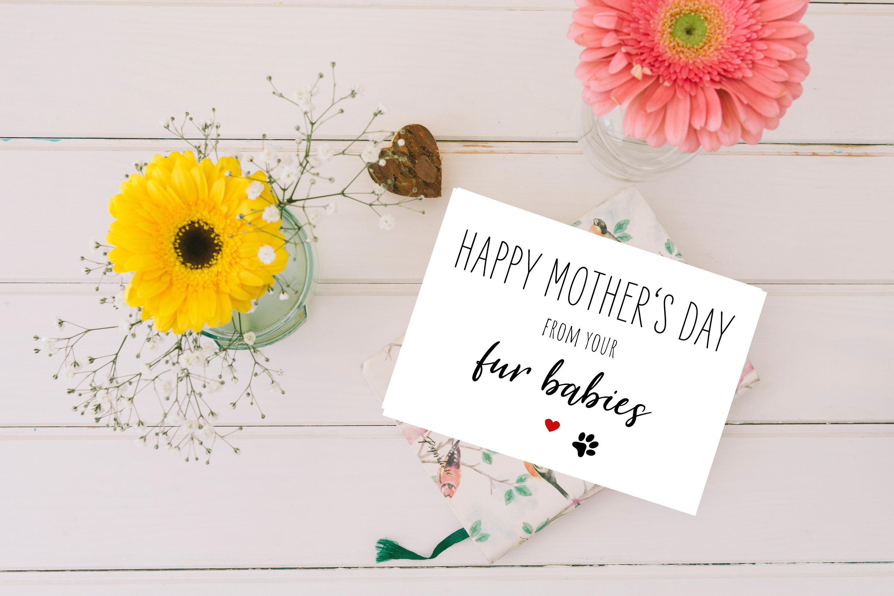 Mothers Day Card Pet Mom PRINTABLE Happy Mother's Day From - Etsy