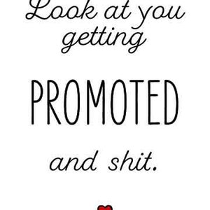 Promotion Card PRINTABLE Congratulations Card Promotion Congrats Card Getting Promoted INSTANT DOWNLOAD New Job Card image 2