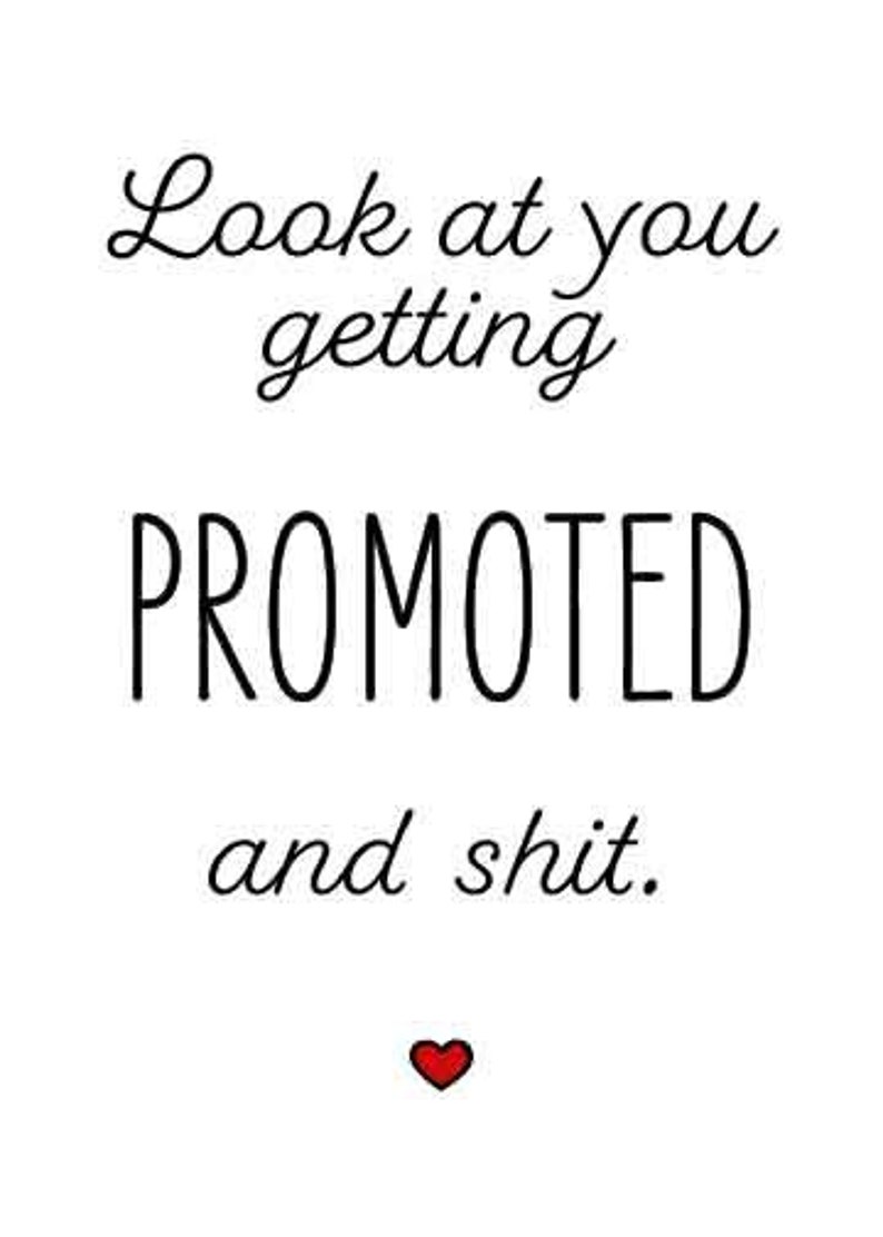 Promotion Card PRINTABLE Congratulations Card Promotion Congrats Card Getting Promoted INSTANT DOWNLOAD New Job Card image 2