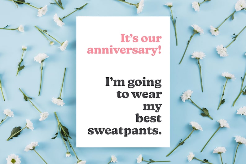 Funny Anniversary Card PRINTABLE Anniversary Card for Husband ...