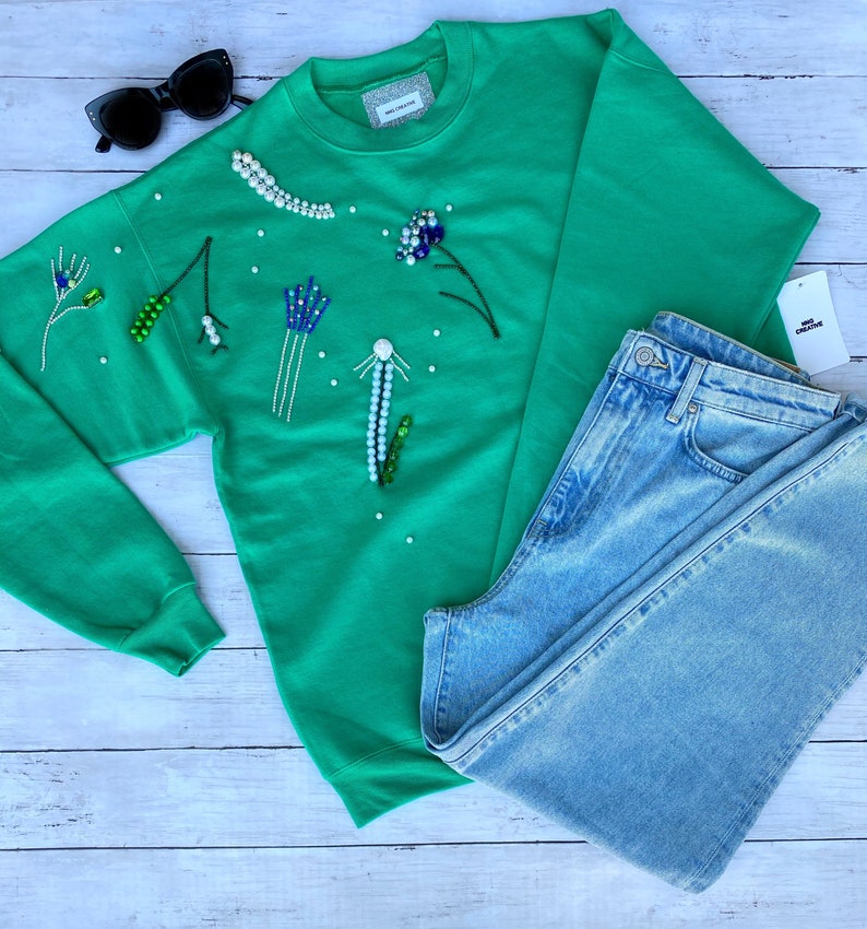Handmade Green sweatersweatshirt