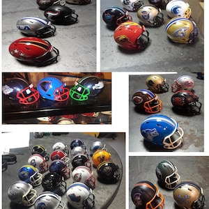 Customer Special Request made-to-order Pocket Pro size helmet (approx. 2&quot;H) ((Send Image of Special Request)) 40.00/helmet