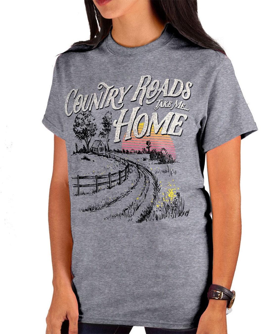 Country Girl® Tshirt, Country Roads Take Me Home Tee, Country Music