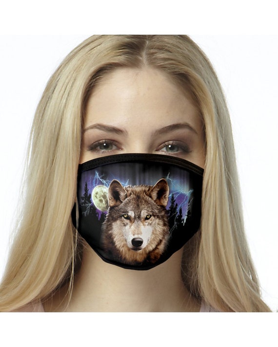 Wolf Face Mask Etsy Wolf Face Mask Etsy
