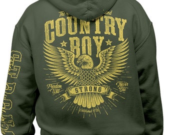 Country Boy® Strong Eagle Men's Hoodie