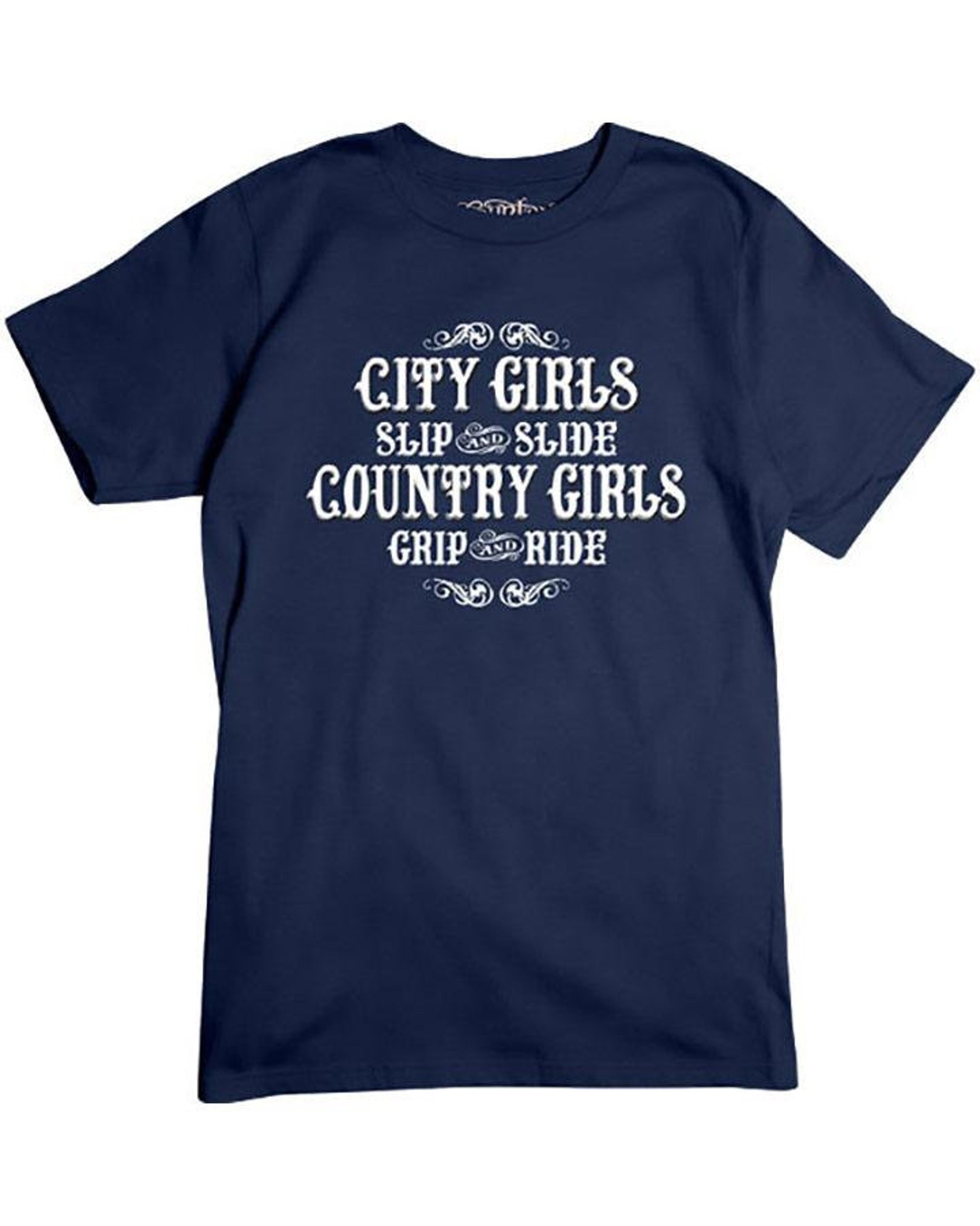 Country Girl® T-shirt City Girls Slip and Slide Country - Etsy