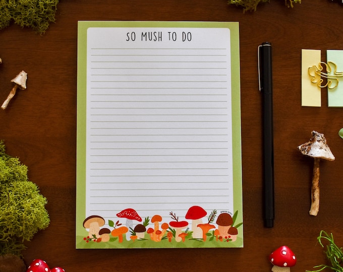 Mushroom Notepad