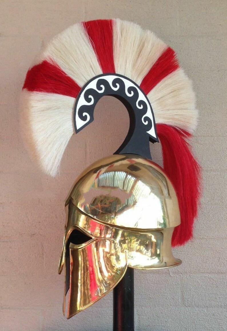 Medieval Wearable Greek Corinthian Helmet Free Leather Liner Knight helmet nh1