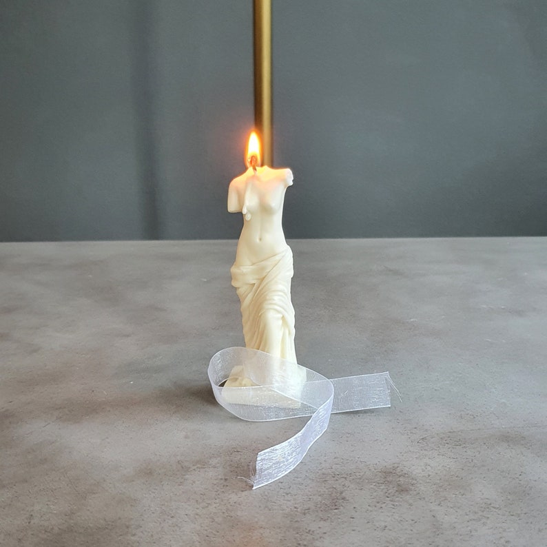 Scented goddess/ Sculpture Candle/Torso Soy Candle/ Figure Etsy