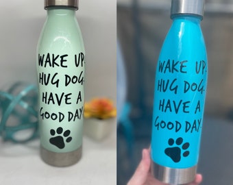 Dog Mom Water Bottle| Dog Parent Gift| Dog Mom Gift| Dog Lover Gift| Dog Lover Water Bottle| Pet Water Bottle| Fur Mom Gift| Dog Paw Bottle|