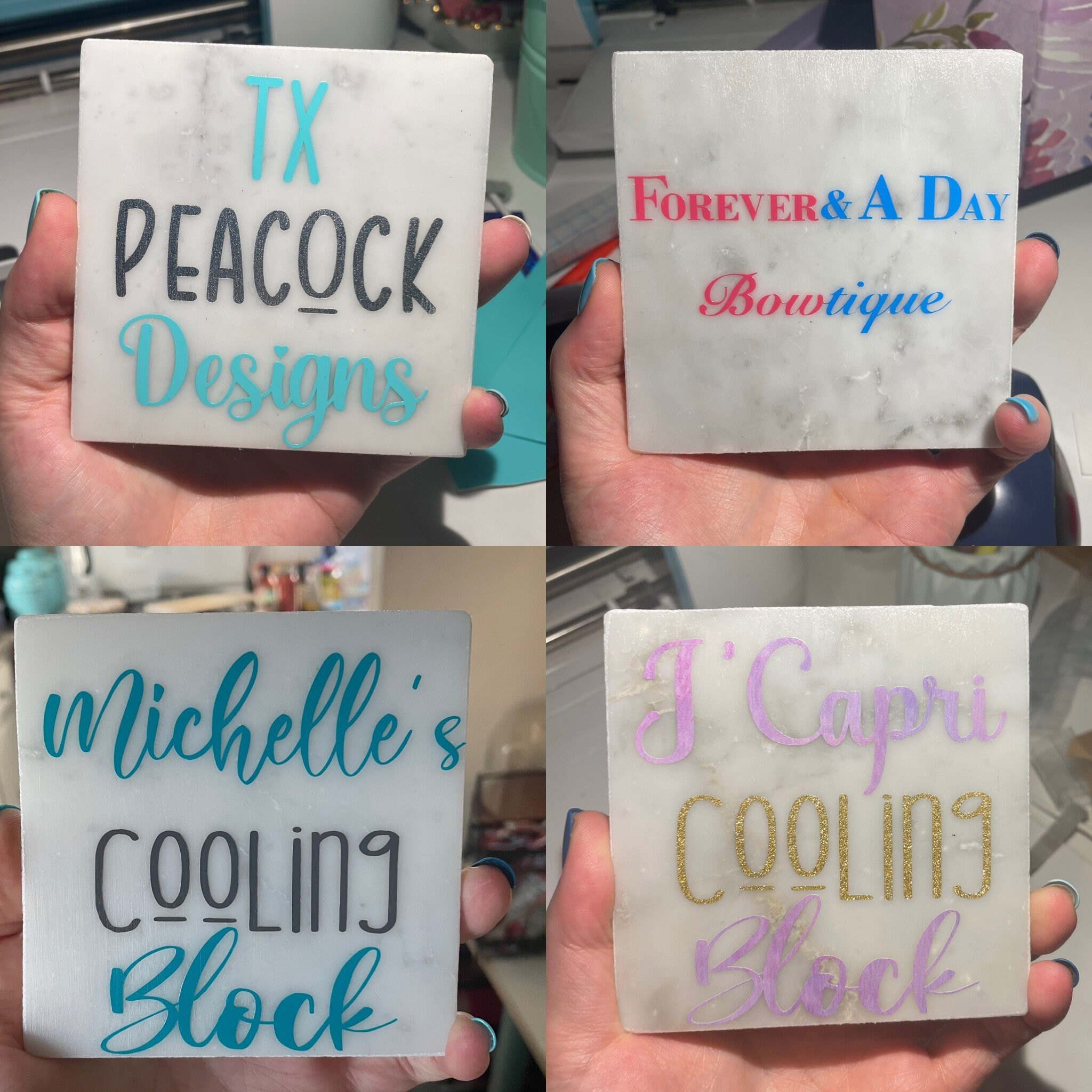 Custom Name Cooling Block for HTV heat Transfer Vinyl Cool Etsy UK