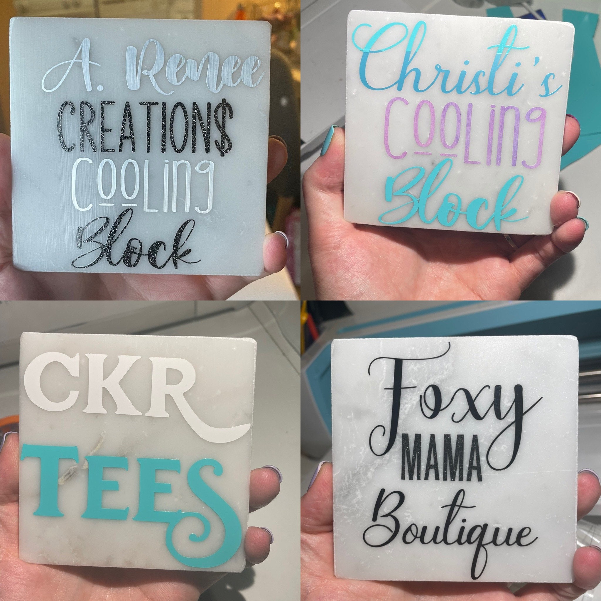 Custom Name Cooling Block for Htvheat Transfer Vinyl Cool Etsy UK