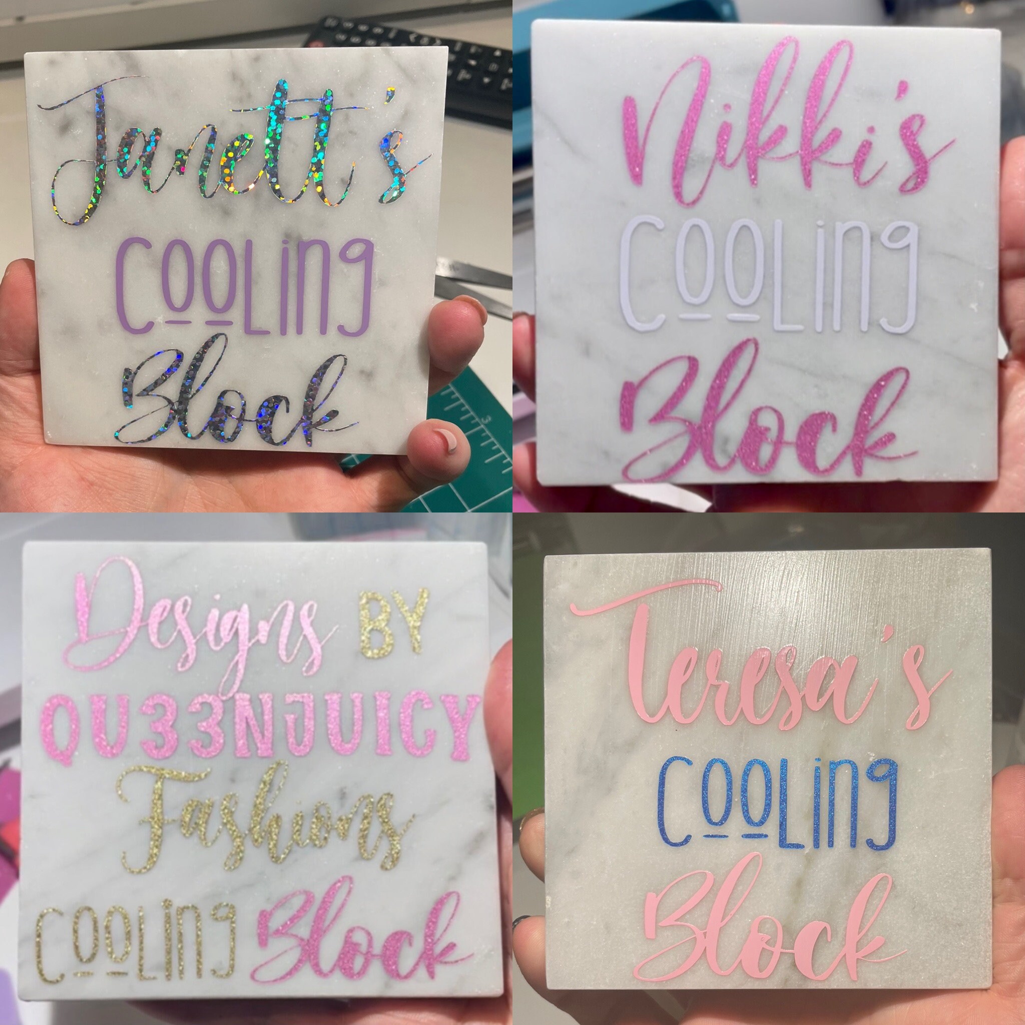 Custom Name Cooling Block for HTV heat Transfer Vinyl Cool Etsy