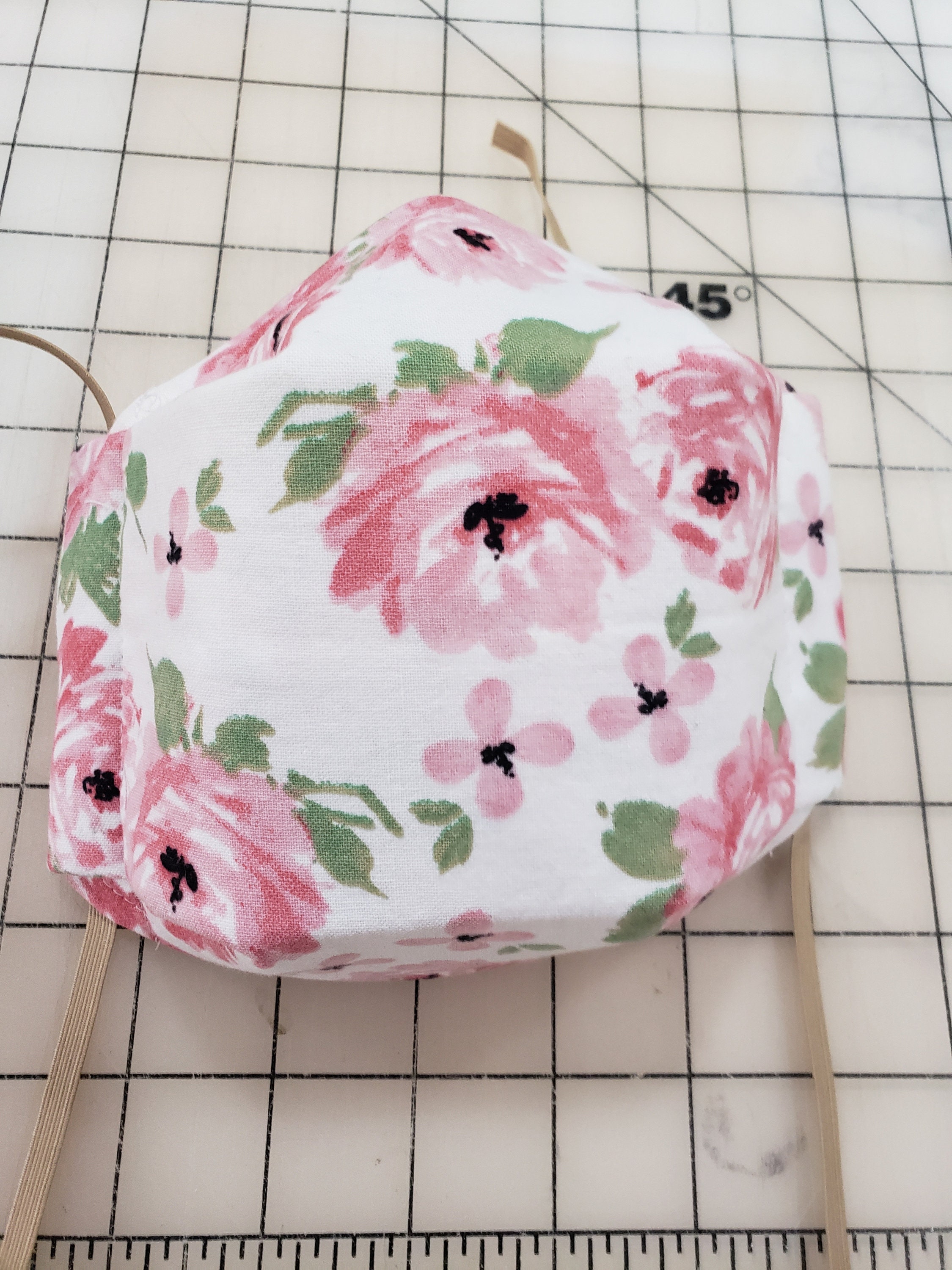 Washable Cotton Fabric Face mask including reusable filter & Etsy