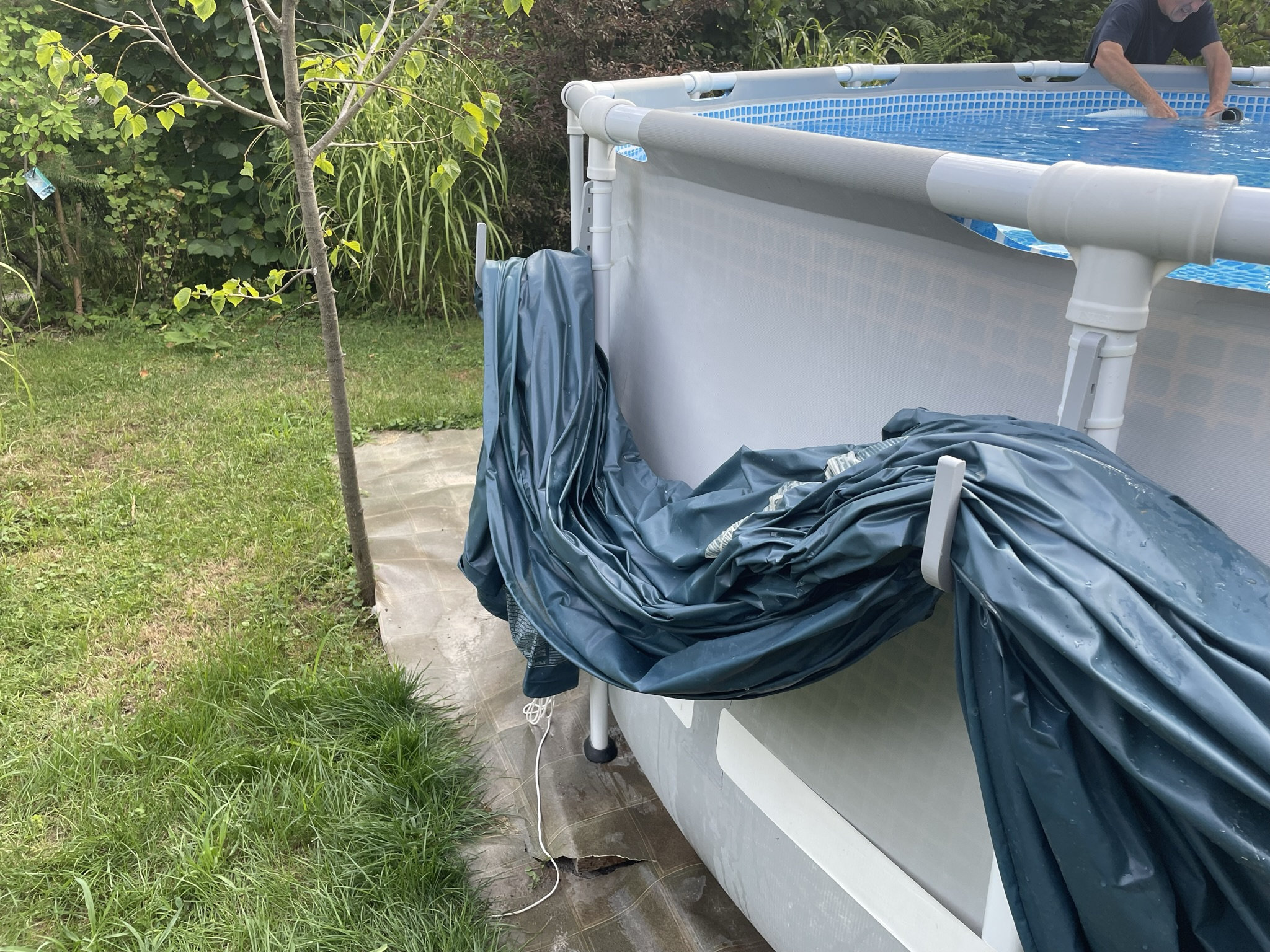 Pool Cover Holder for INTEX Pools Pool Accessories Pool Covers