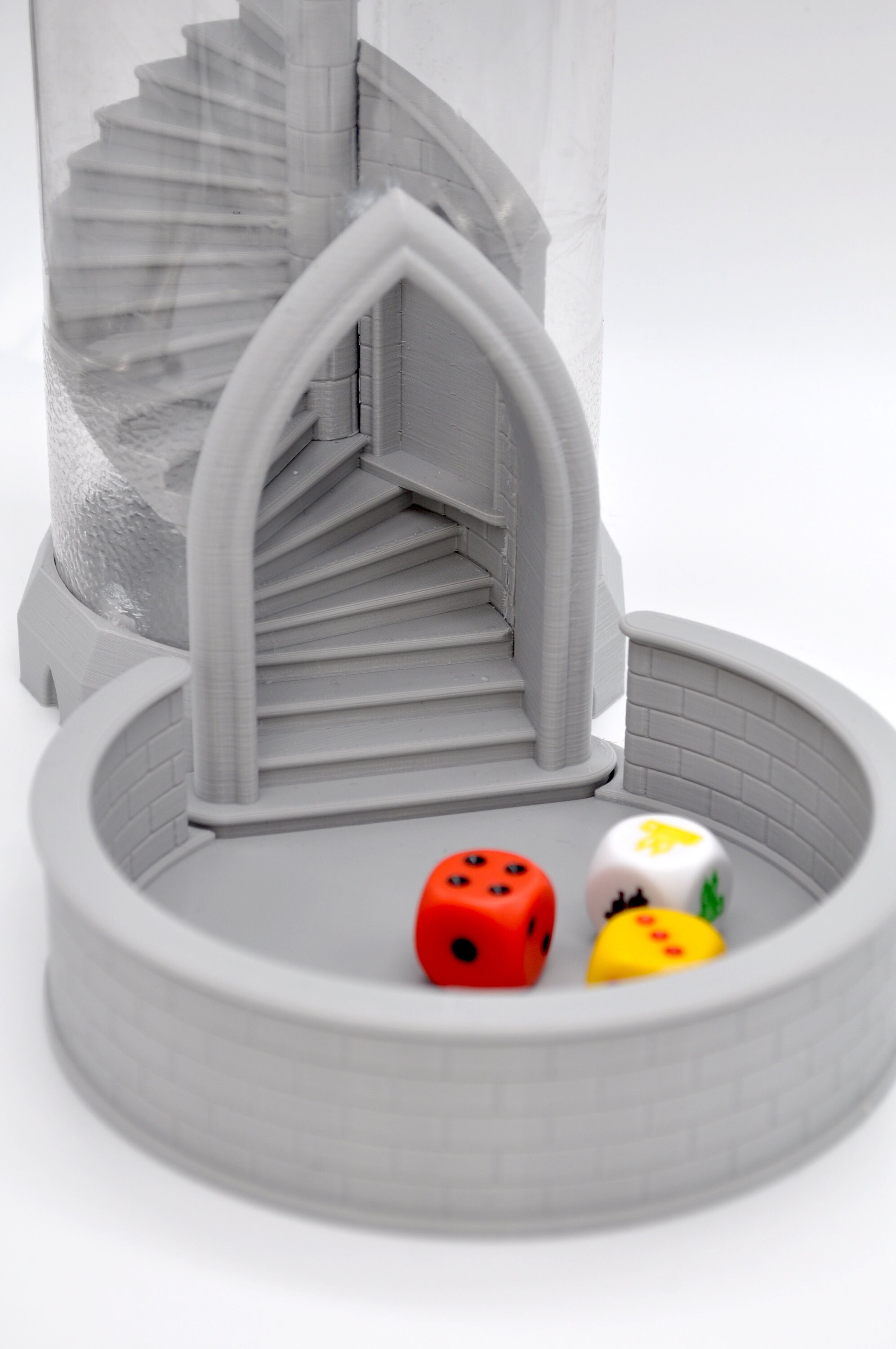 TRANSPARENT Dice tower Etsy