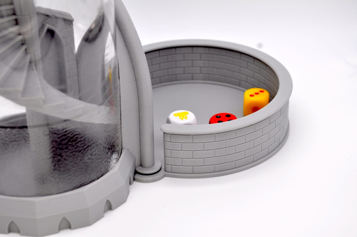 Transparent Dice Tower Board Games Etsy