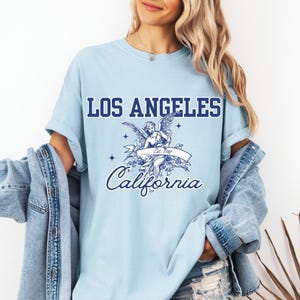 Camiseta de Los Ángeles: Camiseta gráfica retro de California