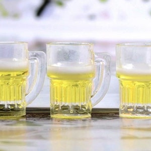 Miniature Dollhouse Fairy Garden 3 Mugs of Beer - Buy 3 Save 15%