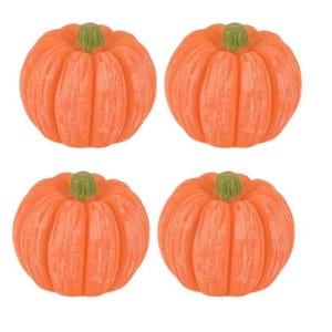 Miniature Fairy Garden Set of 4 Halloween Fall/Harvest Resin Pumpkins - Buy 3 Save 15%
