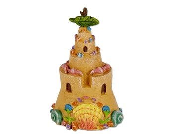 Castillo de arena de jardín de hadas en miniatura para casa de muñecas: compre 3 y ahorre un 15%