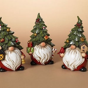 Fairy Gnome Garden 6" Christmas Tree Hat Gnomes - Buy 3 Save 15%