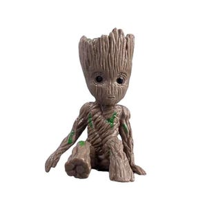Miniature Fairy Garden Sitting Groot Figurine - Buy 3 Save 15%