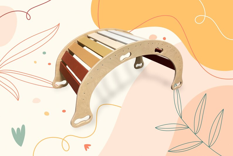 Pickler Rocker Montessori Pikler Rocker | XL Pikler Rocker | Wobble Board - Etsy
