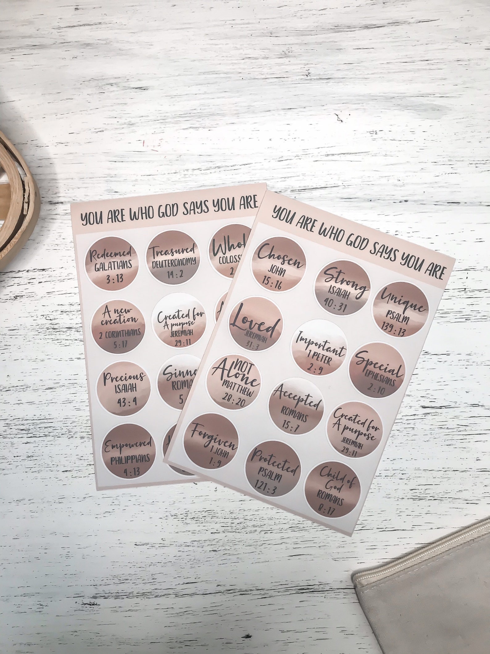 Christian Sticker sheet stickers pack stickers for planner | Etsy