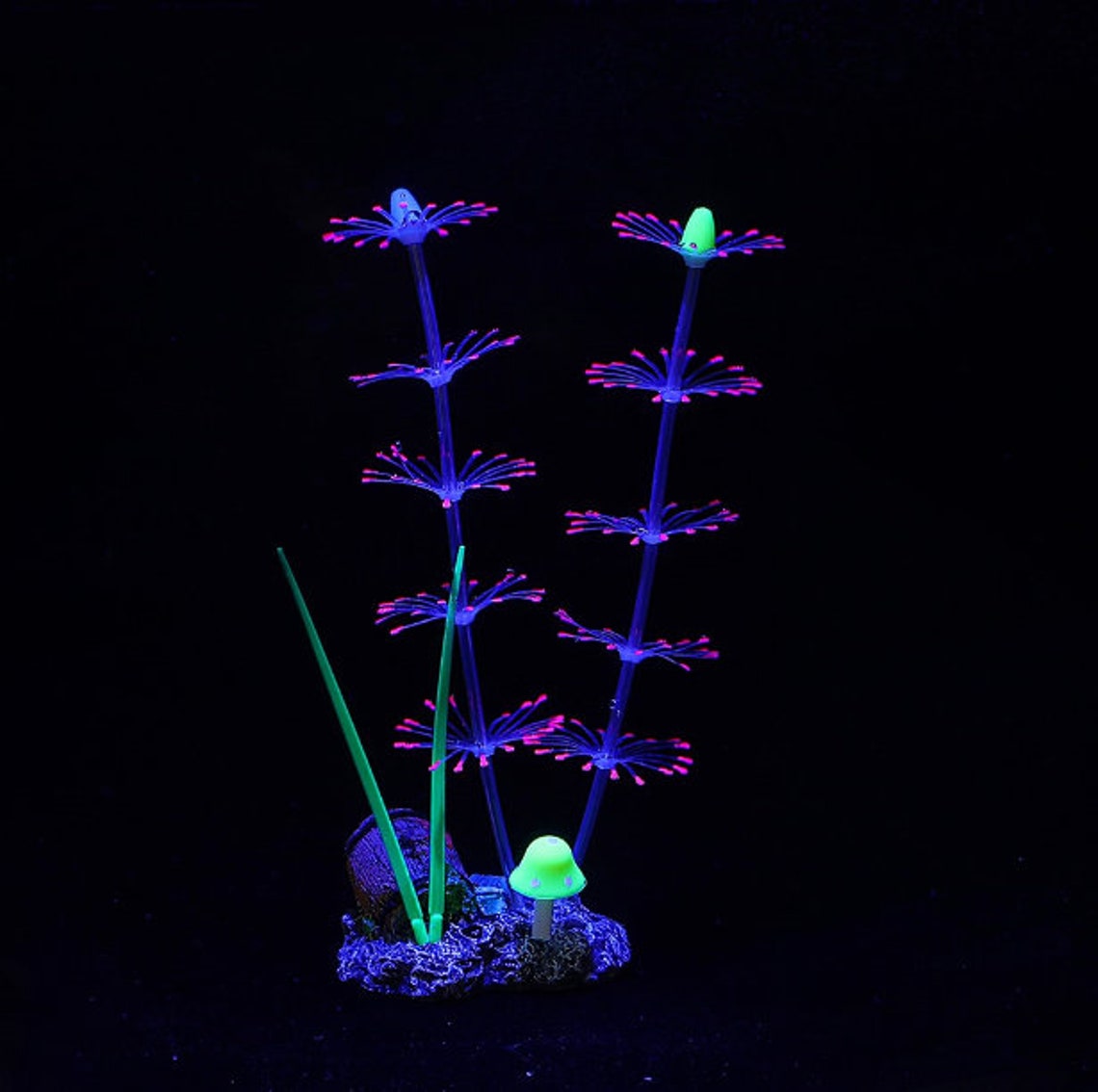 Silicone Artificial Fish Tank Aquarium Coral Plants Underwater Etsy