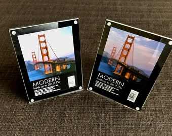 5x7 Acrylic Easel Back Magnetic Frames Darice Mordern - set of 2