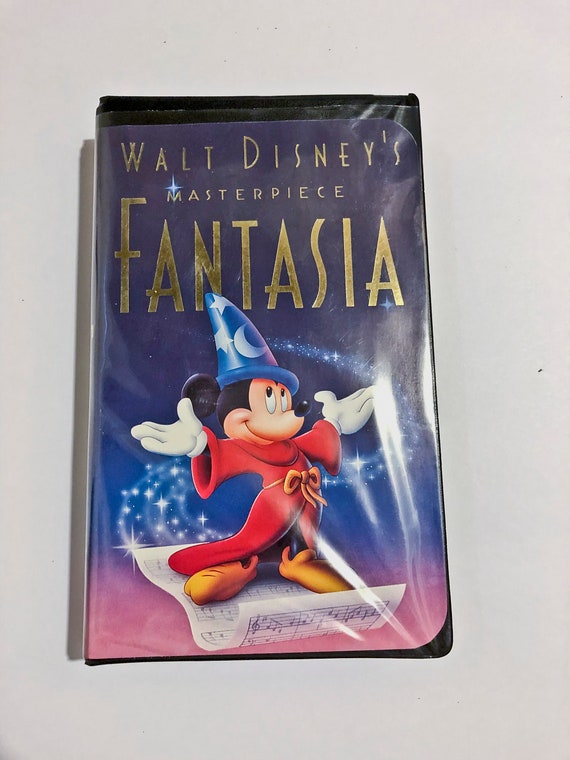 Walt Disney Masterpiece Fantasia VHS, 1991 ISBN 1-55890-132-9 - Etsy France