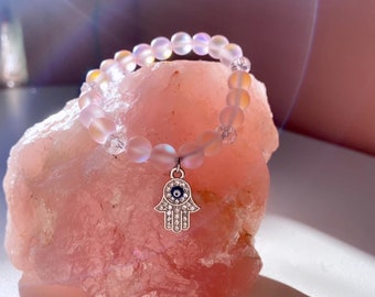 Mermaid Bead Bracelets | Pretty Bead Jewelry | Evil Eye Jewelry | Mystic | Mystical Aura