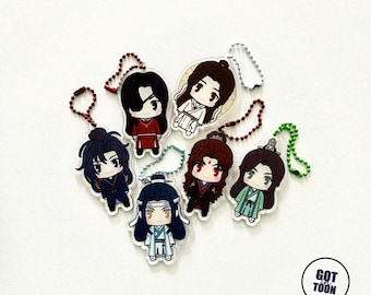 Danmei Acrylic Keychain, Sticker, Standee, Pin: MDZS, TGCF