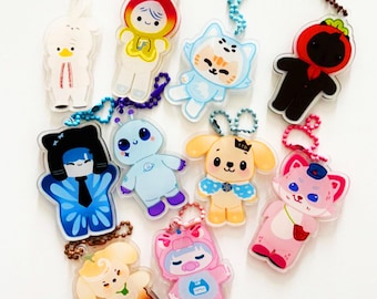 DOMUNDI / DMD Mascot Acrylic Keychain , Pin , Sticker