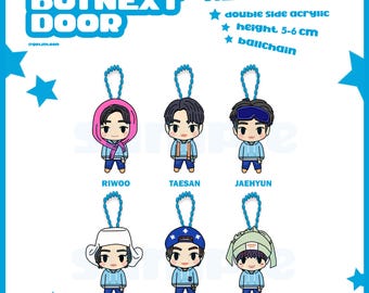 Kpop Boy Group Keychain ( boynextdoor, bts, enhypen, seventeen, tws, txt )