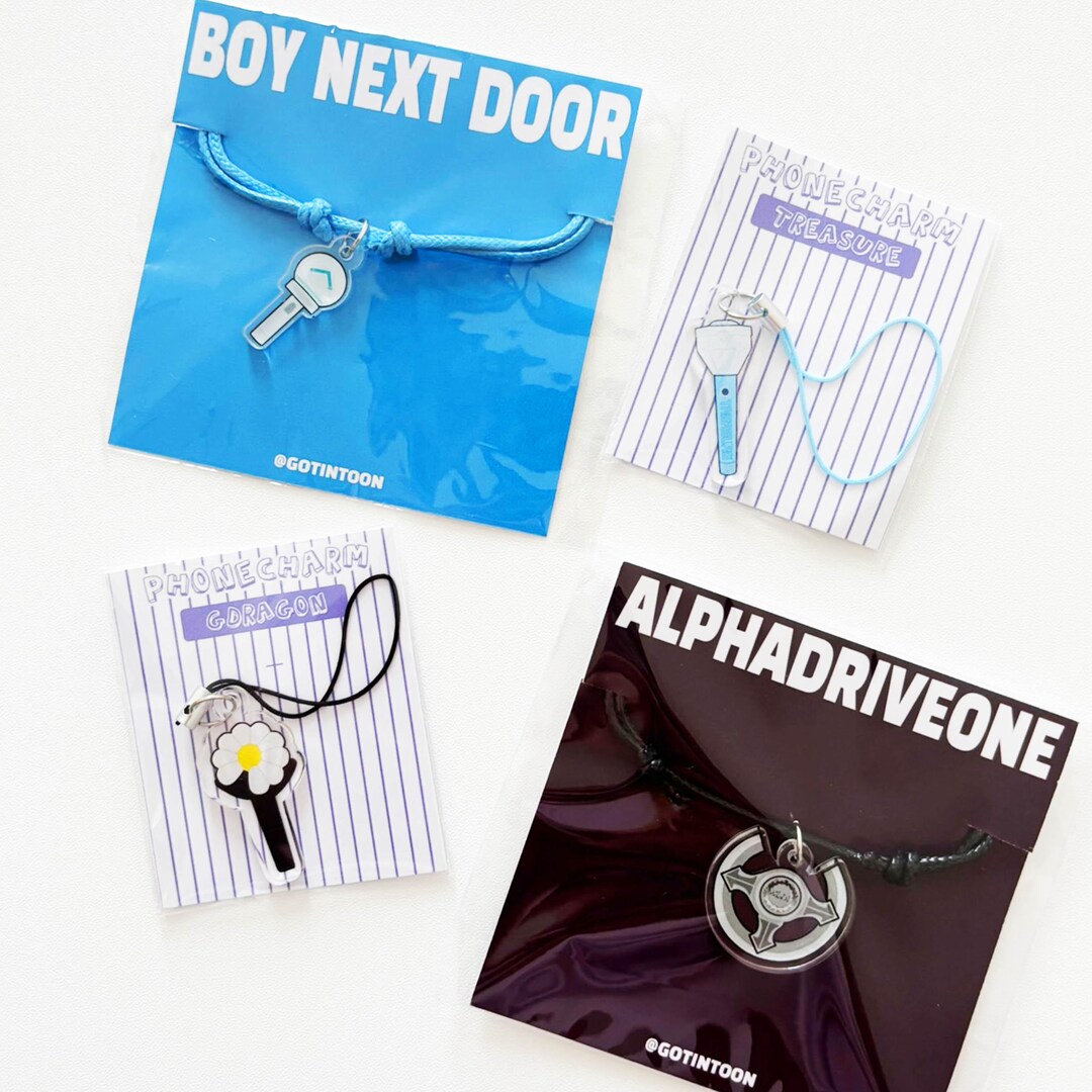 KPOP Fandom Lightstick Keychains / Bracelet / Phonecharm - Etsy