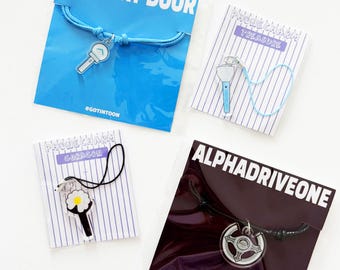 KPOP Fandom Lightstick Keychains / Bracelet / Phonecharm