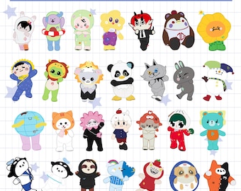 GMM Mascot Acrylic Keychain, Standee Accessories (5cm, 7-8cm)