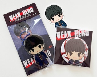 Weak Hero Class 1 & 2 Keychains , Sticker , Pin, Standee