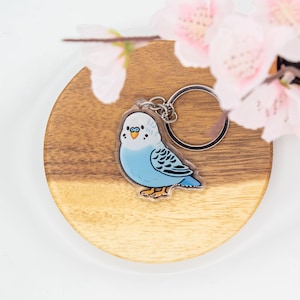 Parakeet Parrot Acrylic Keychains