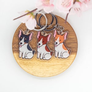 Rat Terrier Pet Dog Acrylic Keychain